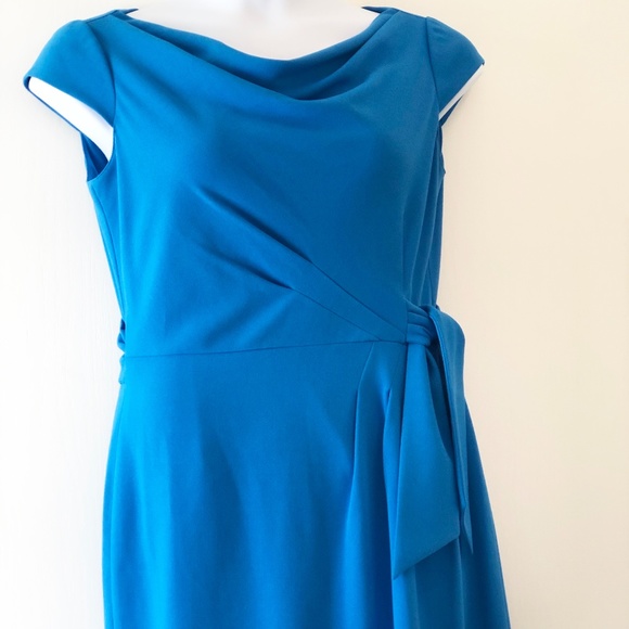 Lovely Royal Blue Tahari Arthur  S. Levine Dress Size:10 - Picture 5 of 13